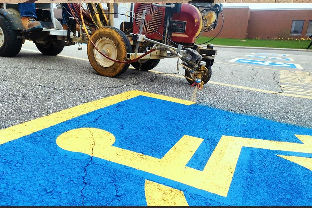 Parking Garage Painting Services The Line Painters
